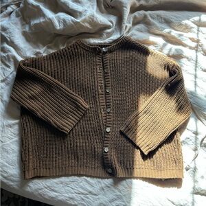 The simple folk chunky knit cardigan